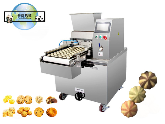 Customized Shaped Mini Cookies Making Machine 100kg/H Bakery Equipment CE Approval