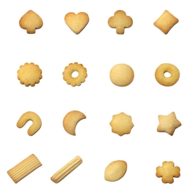 Customized Shaped Mini Cookies Making Machine 100kg/H Bakery Equipment CE Approval